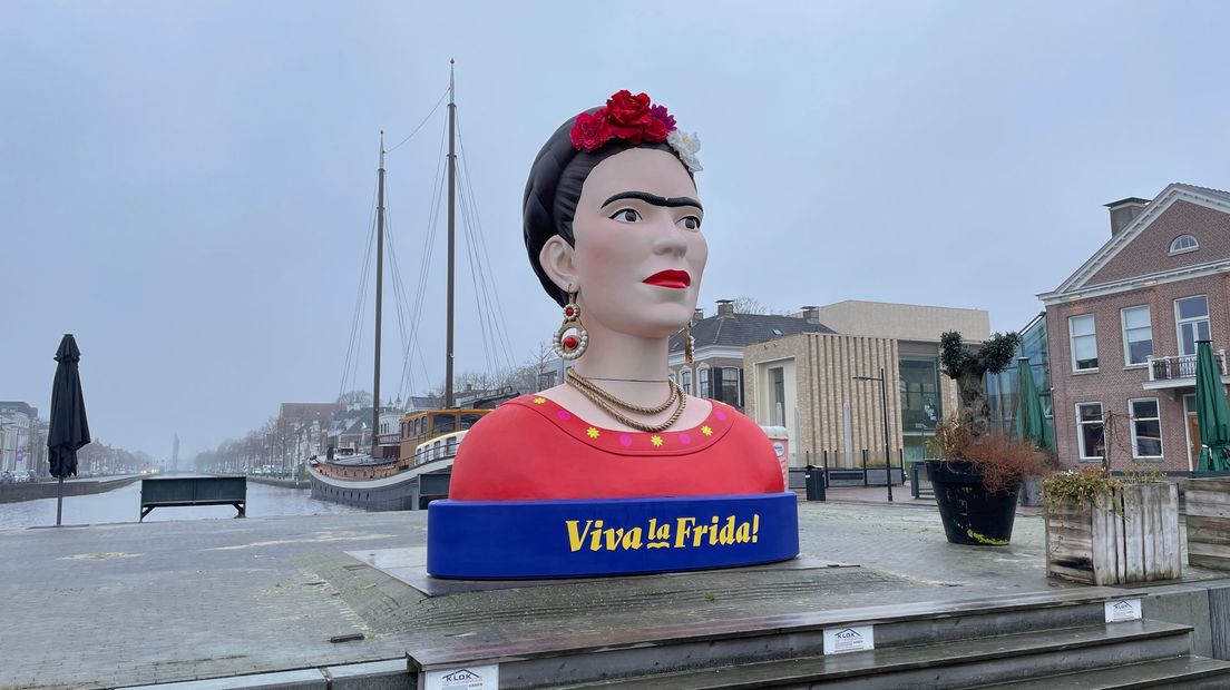 Frida Kahlo beeld kunst kop van de vaart assen