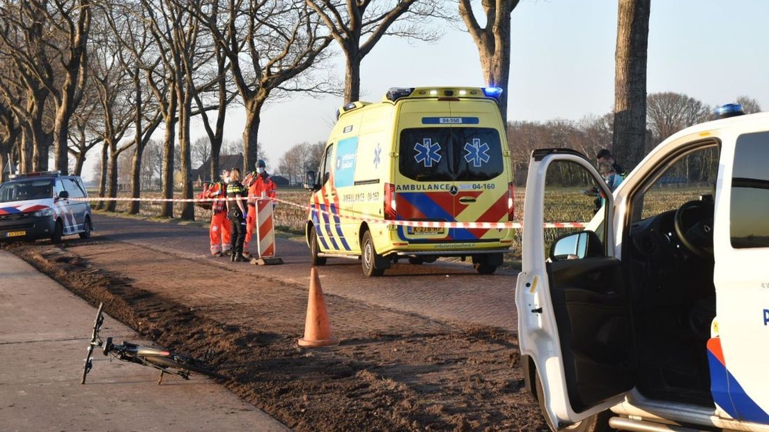 Mountainbiker loopt hoofdletsel op bij ongeluk