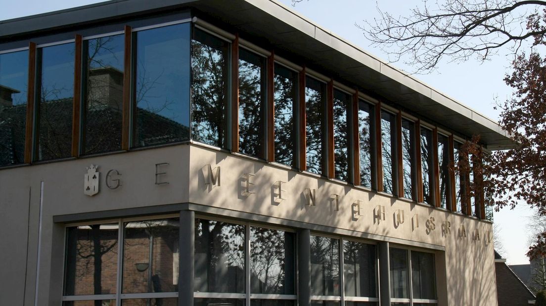 Het gemeentehuis in Raalte