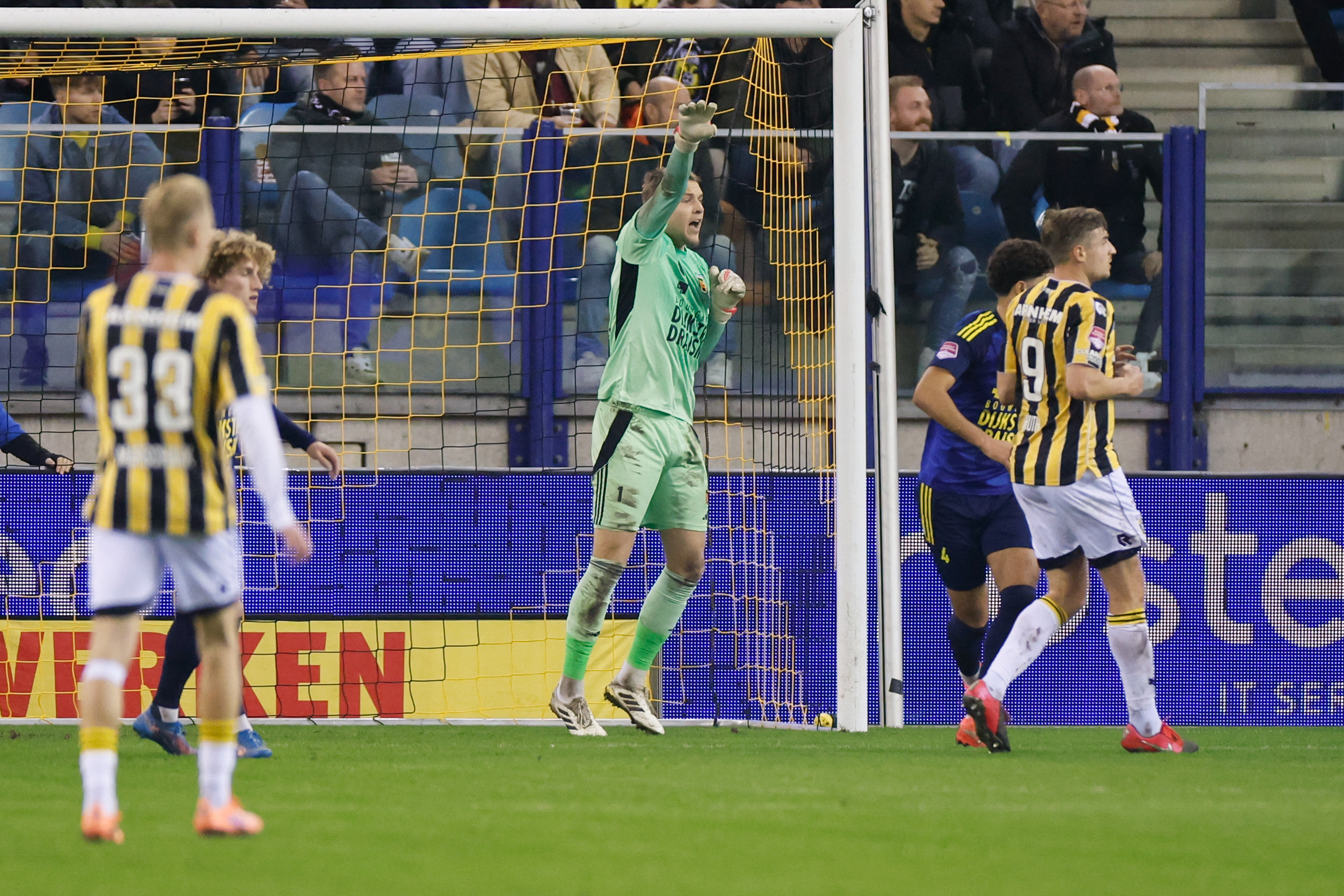 Jansen hold dit seizoen alve kear de nul, wêrûnder by Vitesse