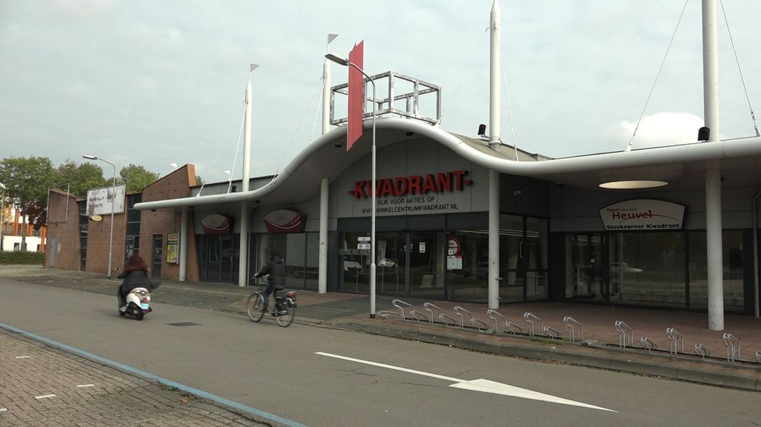 Voormalig winkelcentrum Kwadrant in Tiel.