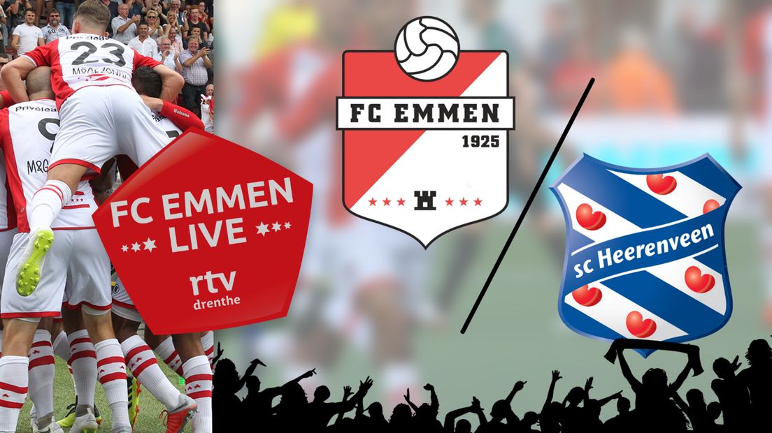 Volg FC Emmen - SC Heerenveen van minuut tot minuut