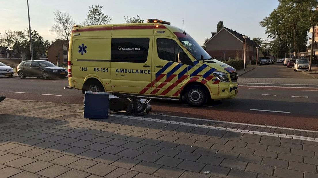 Het ongeval vond plaats aan de Rembrandtlaan in Almelo
