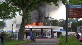 Brand in garagebedrijf Norg, NL-alert verstuurd