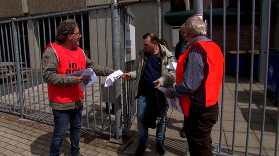 FNV voert actie bij Riedel in Ede