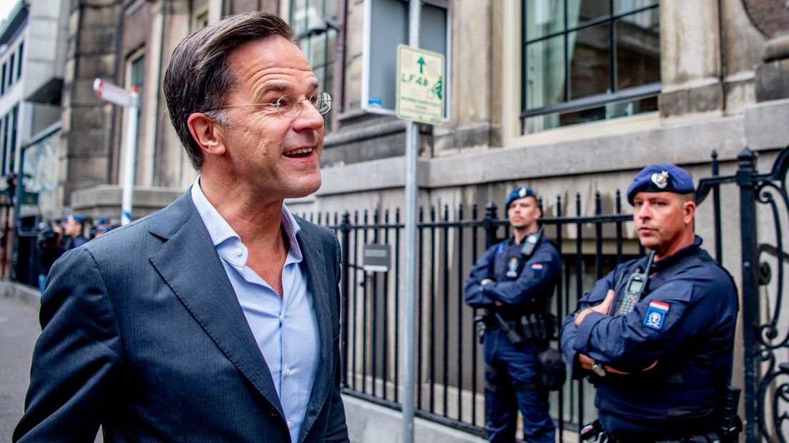 Zichtbare extra beveiliging voor premier Rutte