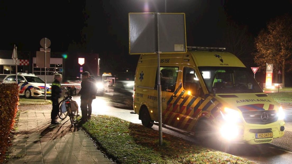 Het ongeluk tussen de fietser en bedrijfsbus in Rijssen