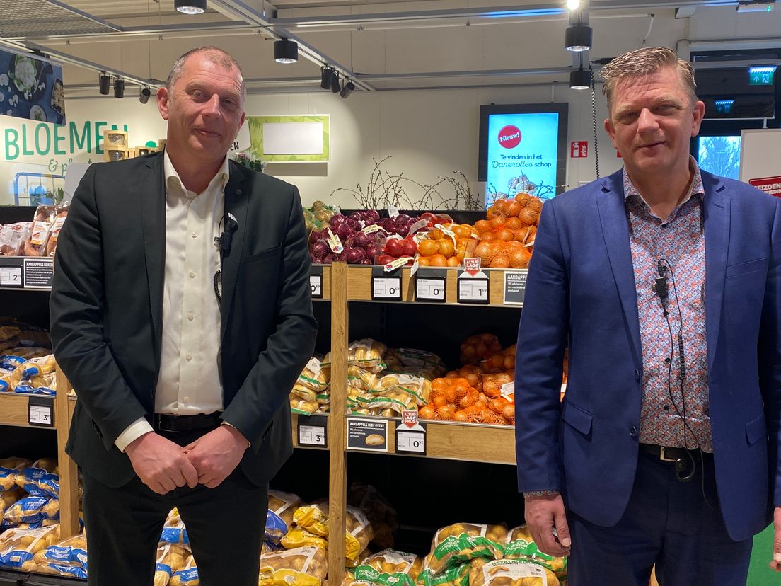 de broers Arnold en Nico de Jongste van de supermarkt in Krimpen