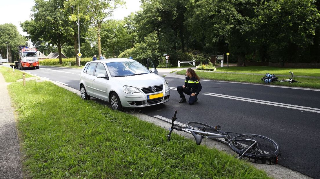 De aanrijding in 't Harde.