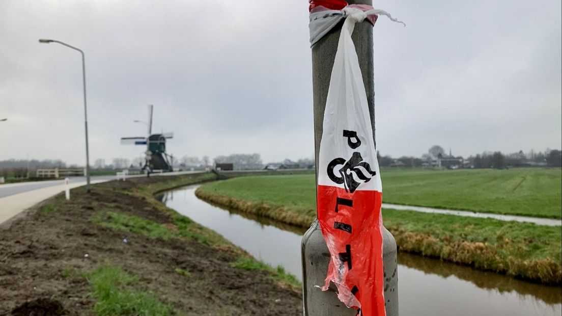 Op deze plek, vlakbij de Meerkerksebrug, werd Dave De K. gistermiddag aangehouden.