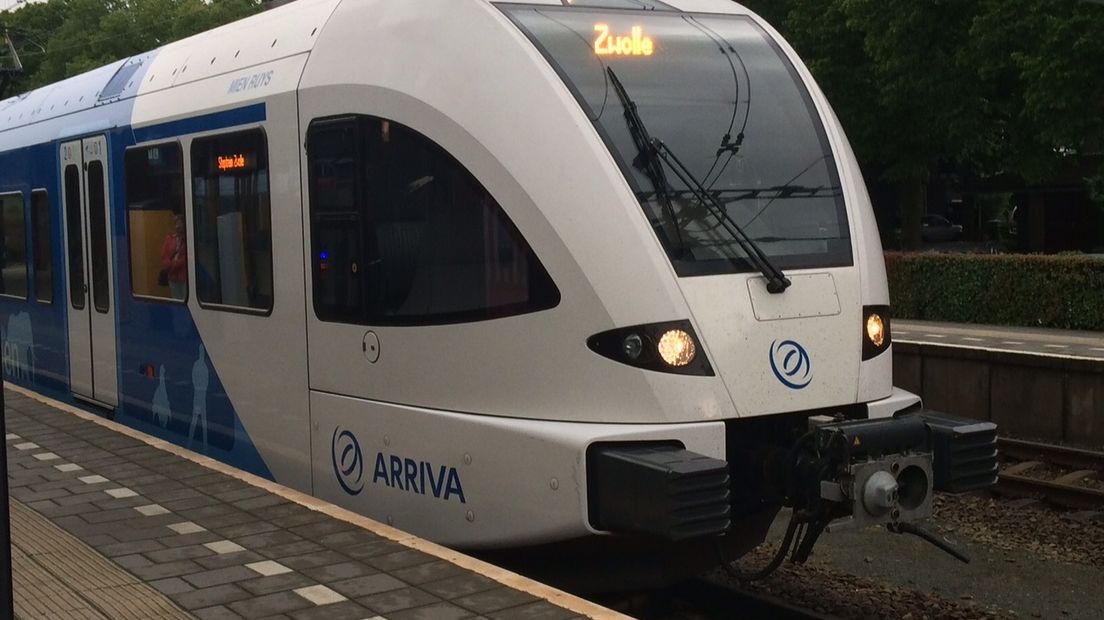 Dit weekend zijn er werkzaamheden aan het spoor bij Coevorden (Rechten: Jeroen Willems / RTV Drenthe)