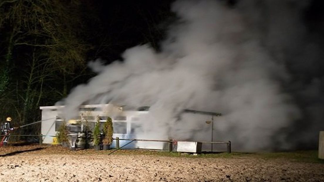 Brand bij ponyclub in Epe blijkt aangestoken