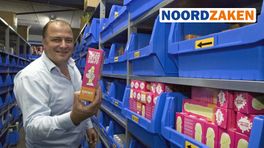 EasyToys-oprichter Eric Idema in zijn magazijn in Veendam