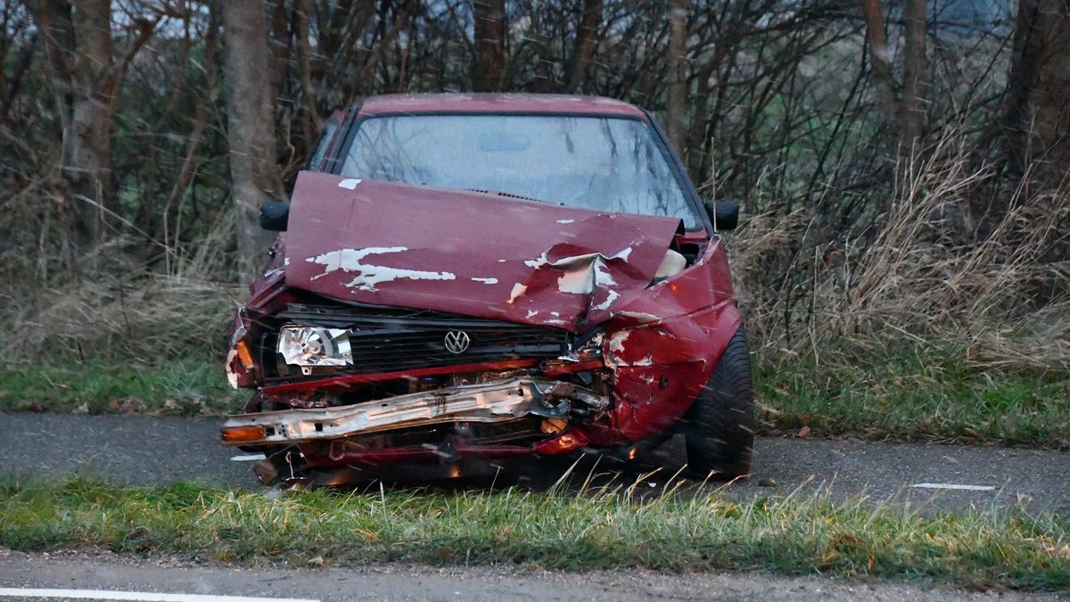 Auto's botsen op elkaar bij Aagtekerke