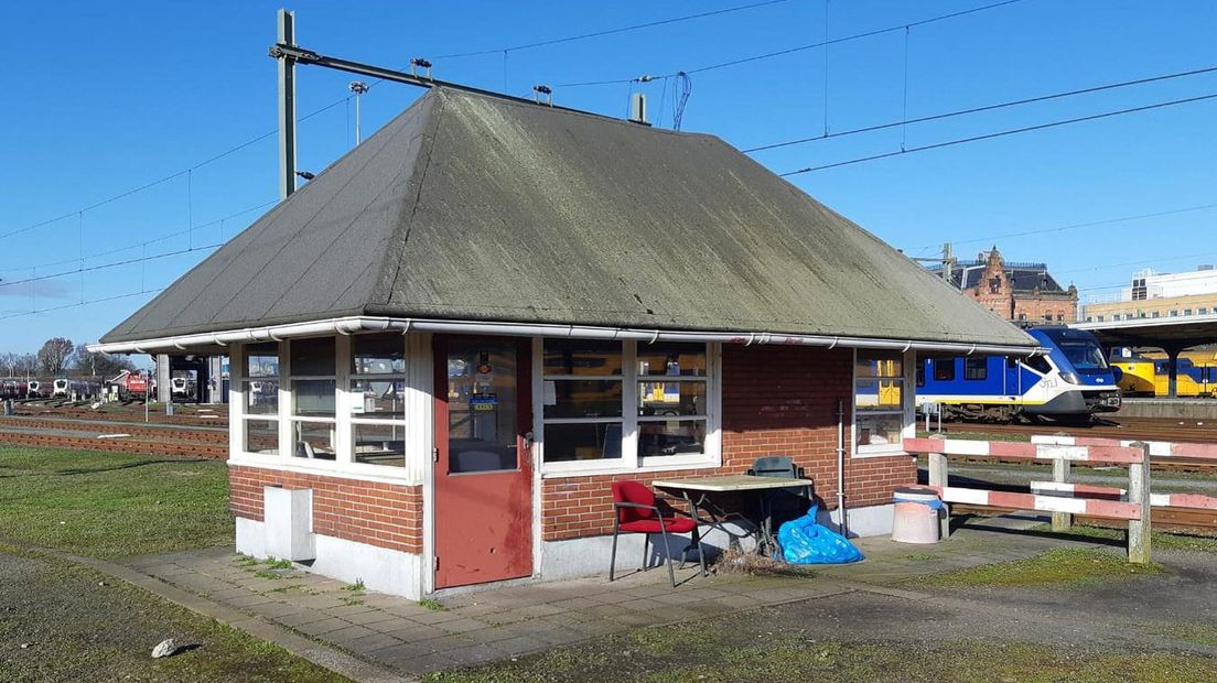 Het seinhuisje bij het Hoofdstation