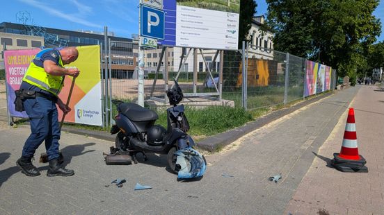 Aanrijding tussen scooter en auto