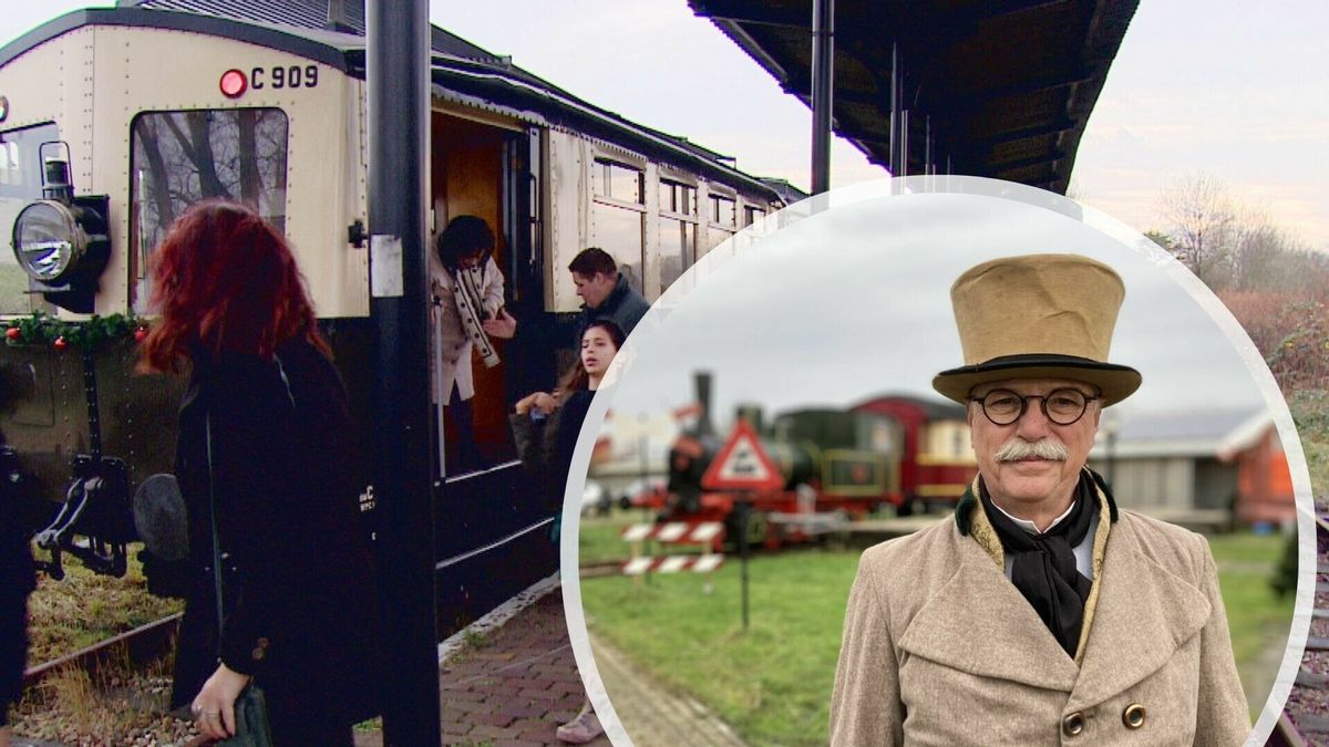Speciale kerstritjes met 'ome Ceesje' brengen treinreizigers in Dickensiaanse sferen