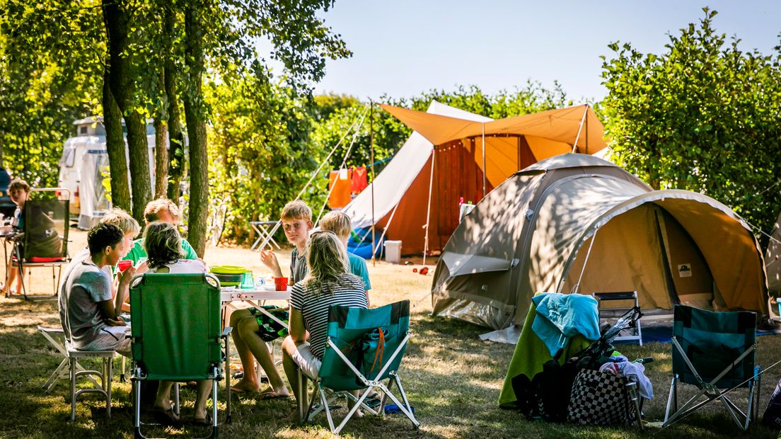 Campings deden goede zaken deze zomer (Rechten: ANP/Remko de Waal)