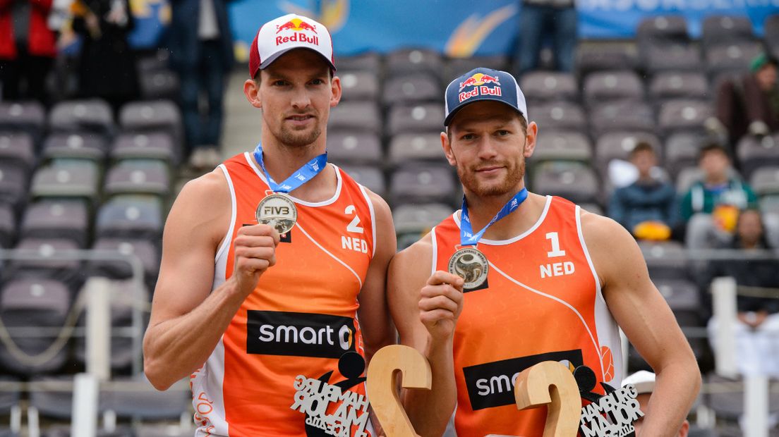 Robert Meeuwsen en Alexander Brouwer met zilver in Hamburg. 