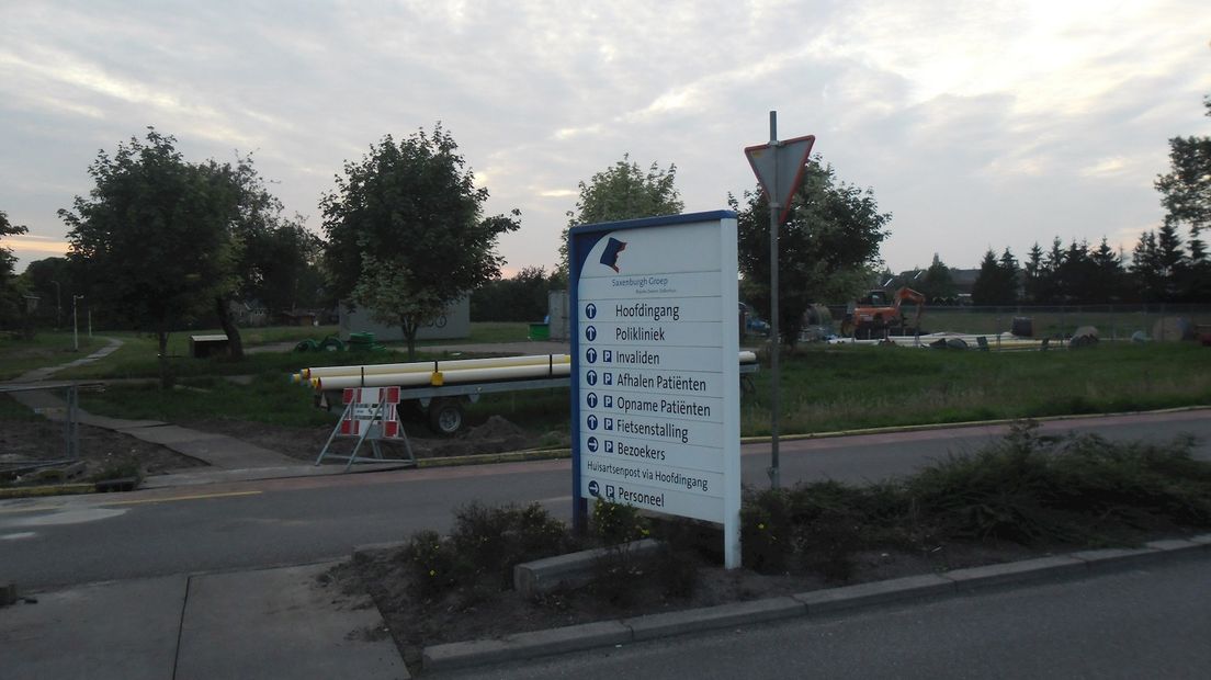 Grond waar gezondheidspark moet komen