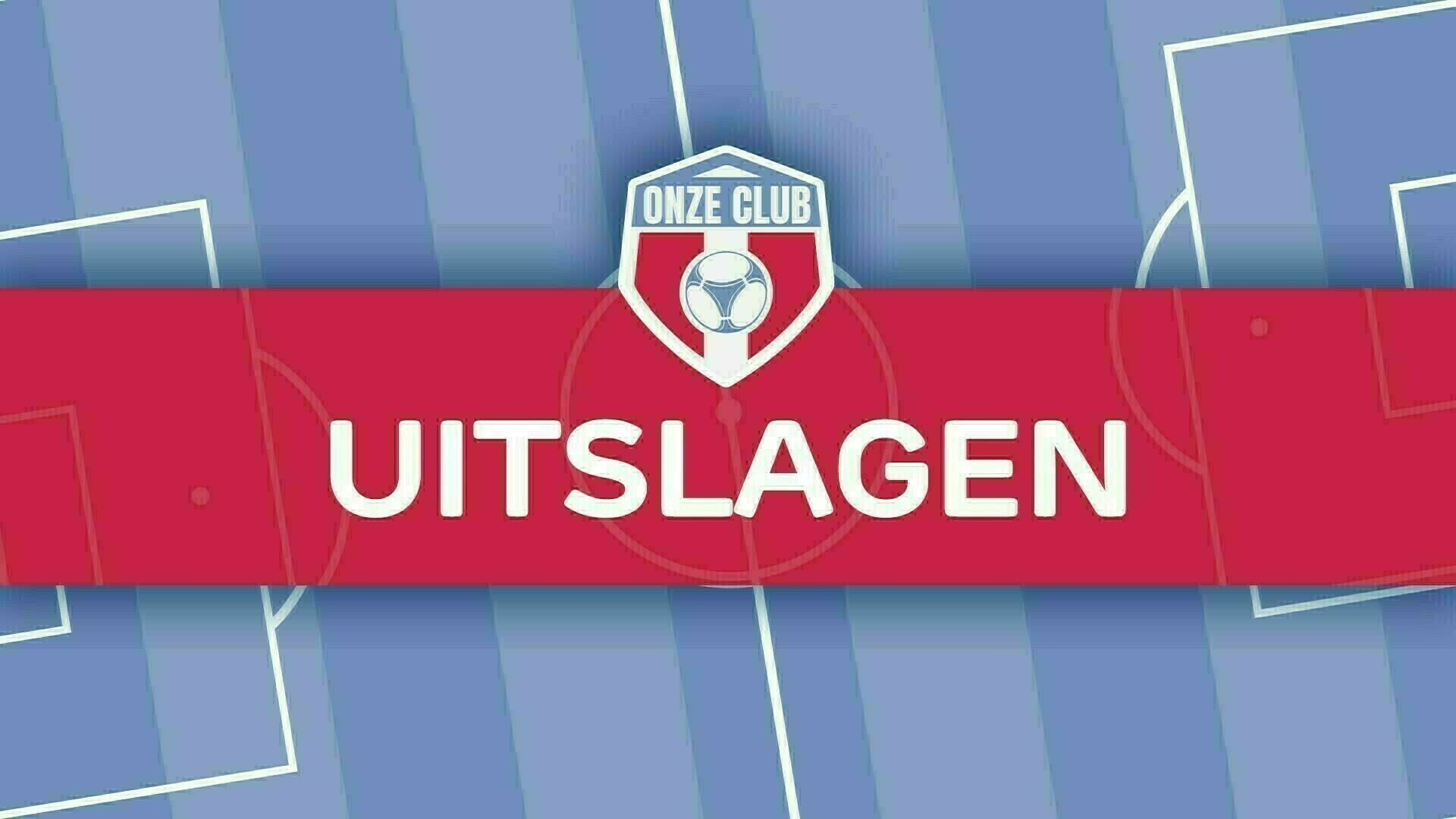 Uitslagen amateurvoetbal zaterdag 21 maart