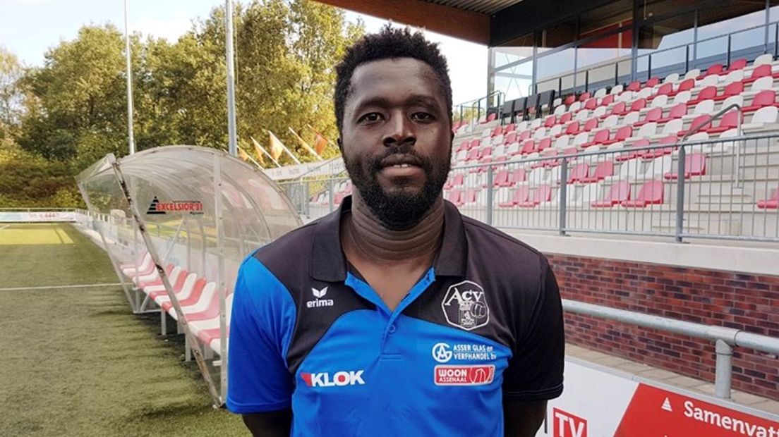 Gibril Sankoh stopt na dit seizoen met voetballen (Rechten: RTV Drenthe)