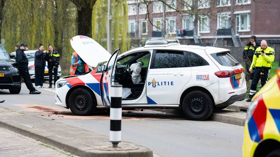 Frontale botsing • gewond na achtervolging