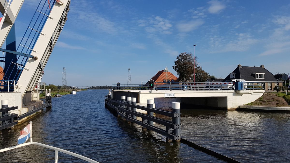 Weg tussen Spannenburg en Lemmer gesloten vanwege renovatie brug Follega