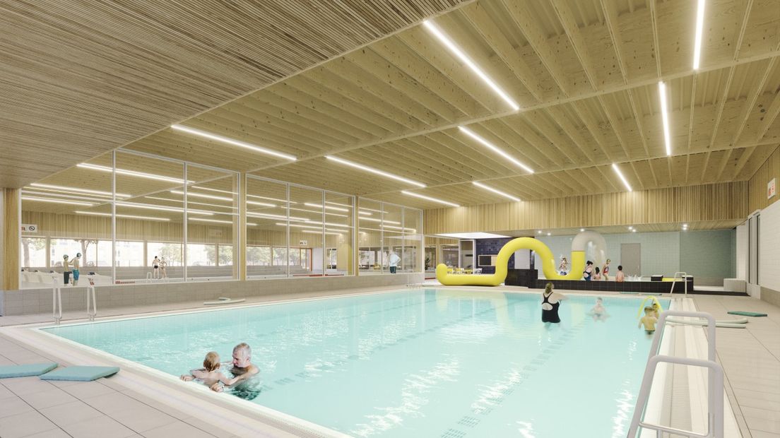 De nieuwe sportaccommodatie in de wijk De Waluwe in Zaltbommel krijgt een zwembad met de afmetingen van een wedstrijdbad en een sporthal van 30 x 50 meter. Dat blijkt uit tekeningen die de gemeente Zaltbommel bekend heeft gemaakt. Deze nieuwe accommodatie moet het oude zwembad Akwamarijn en sporthal De Ring vervangen.