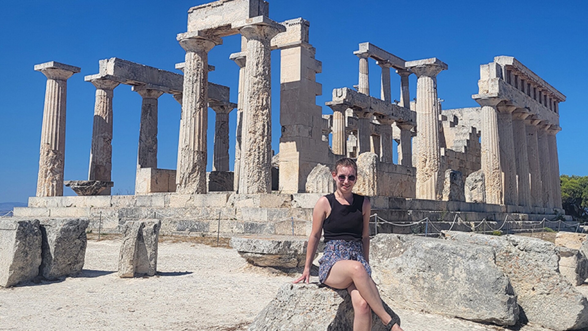 Benthe Slofstra in Athene