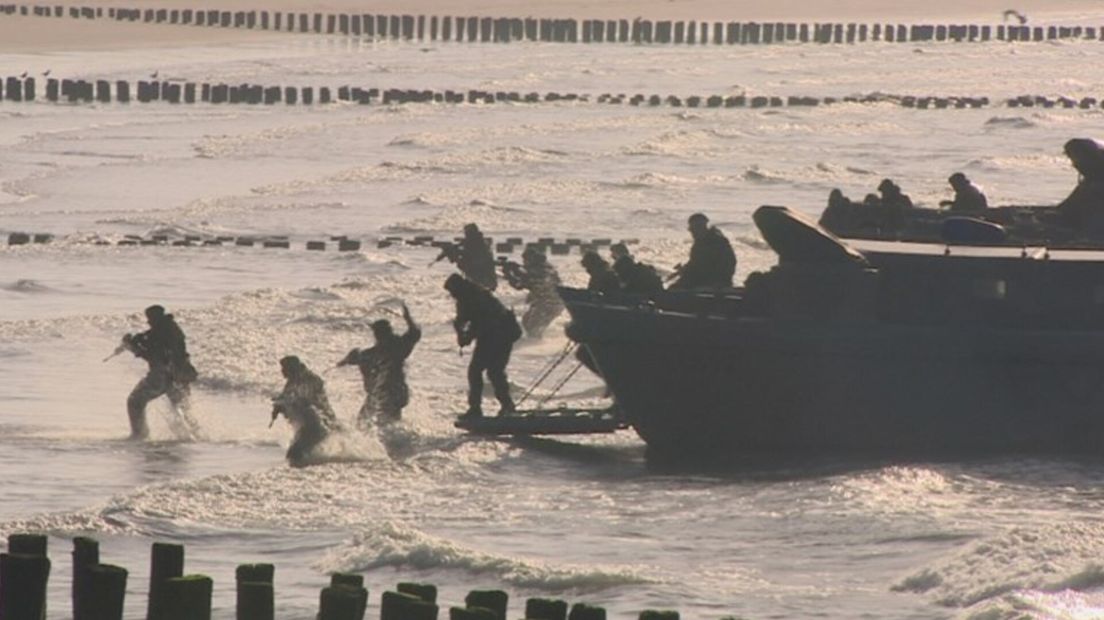 De landing van geallieerden op de Walcherse kust