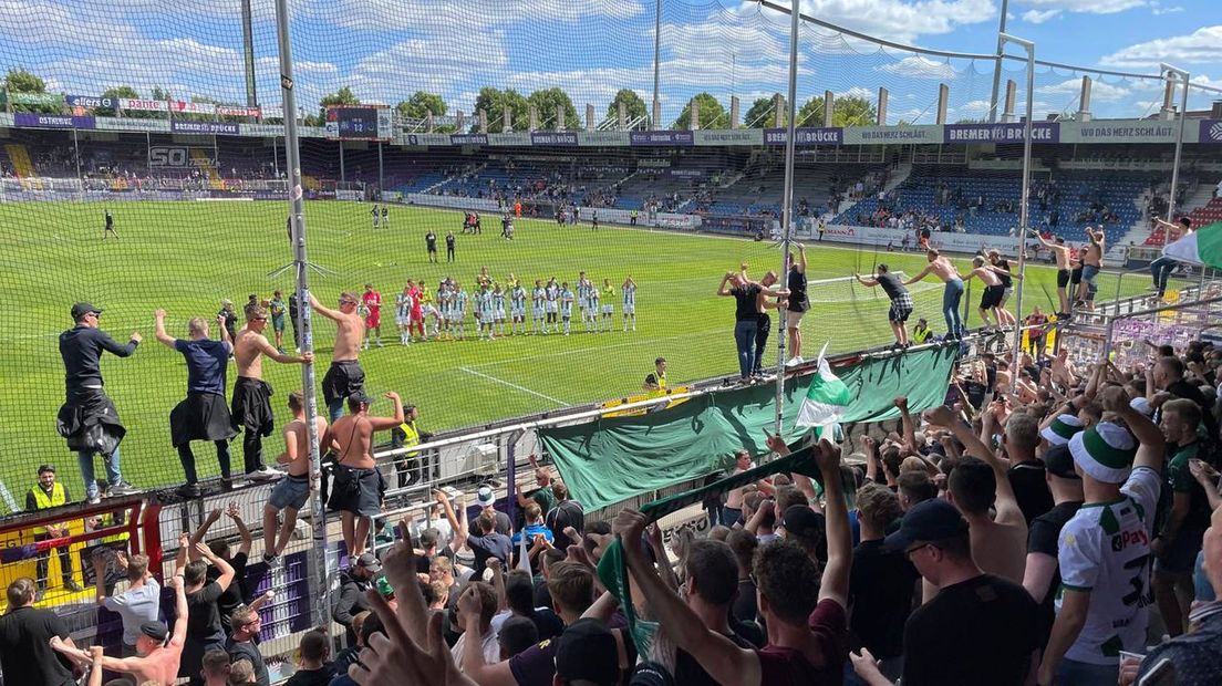 Afgelopen zaterdag zat de stemming er in Osnabrück nog goed in