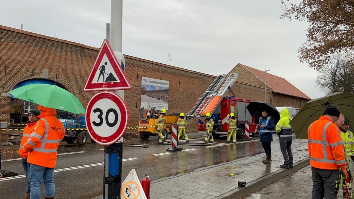 Rijksweg Margraten dicht vanwege gaslekkage