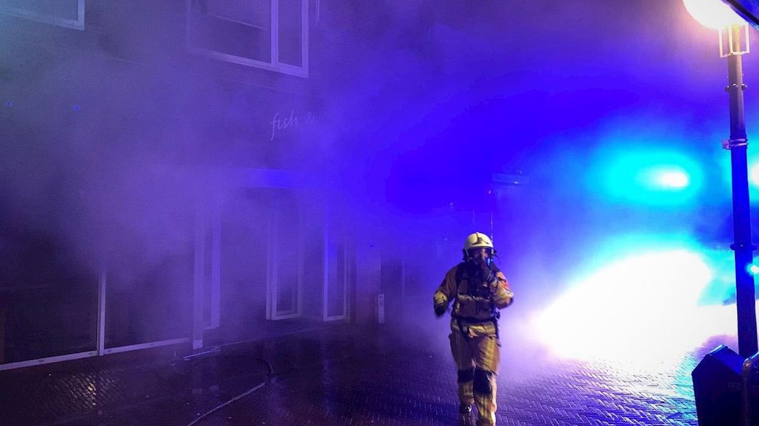 Veel rook komt vrij bij brand in Oldenzaal