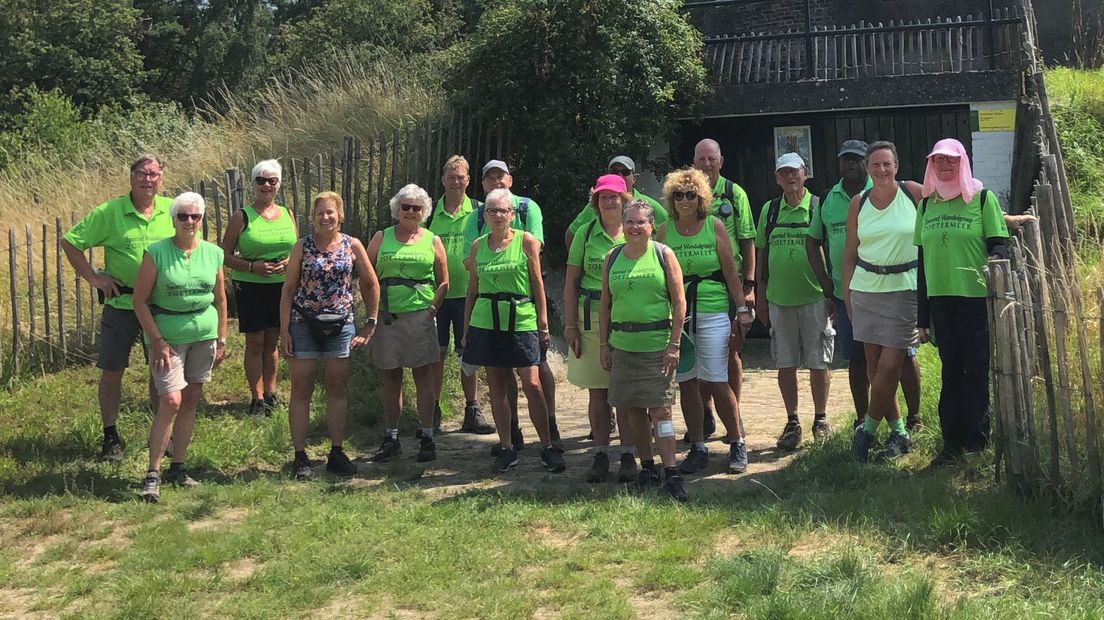 Stichting Sportief wandelgroep Zoetermeer loopt een alternatieve Nijmeegse Vierdaagse