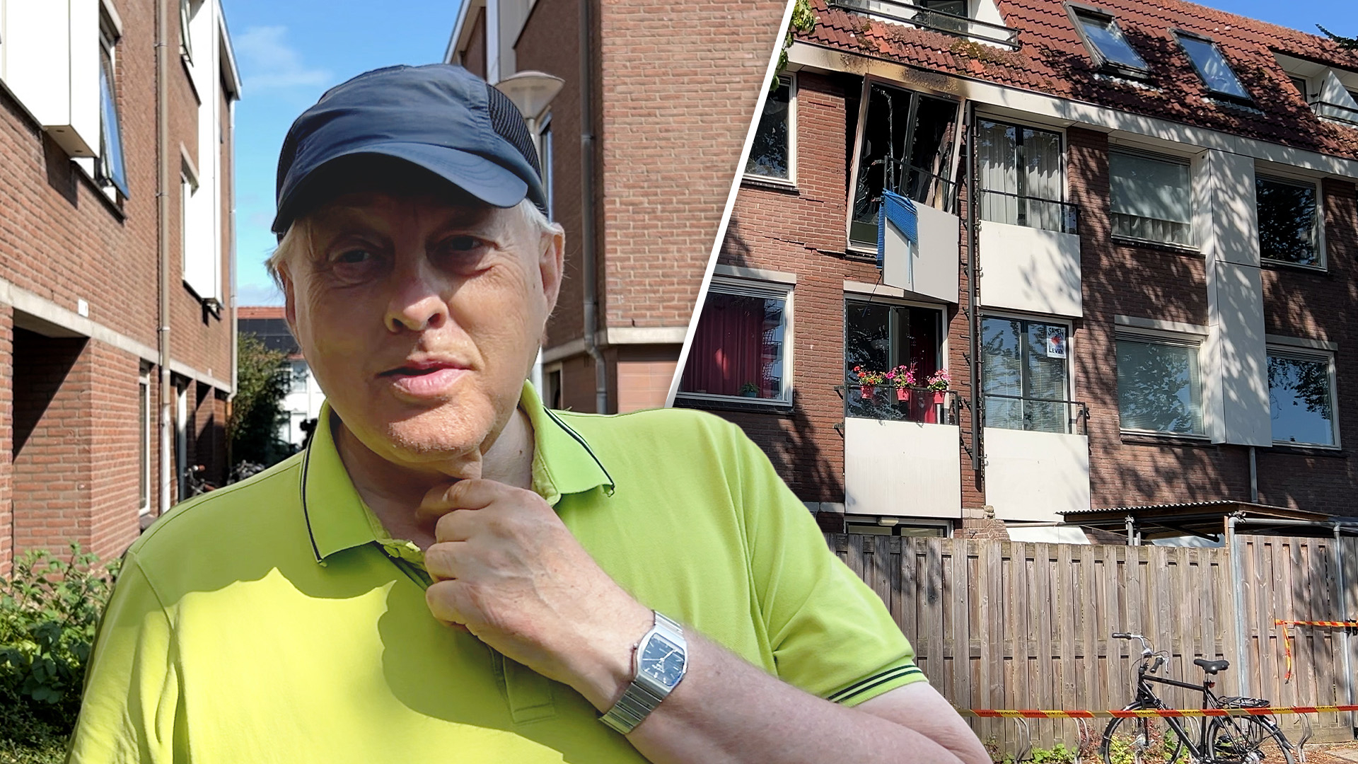 Explosie bij bovenburen laat John (66) schrikken