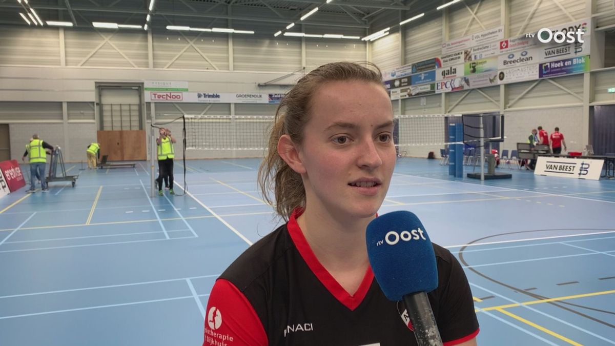 Kim Klein Lankhorst na de nederlaag van Apollo 8