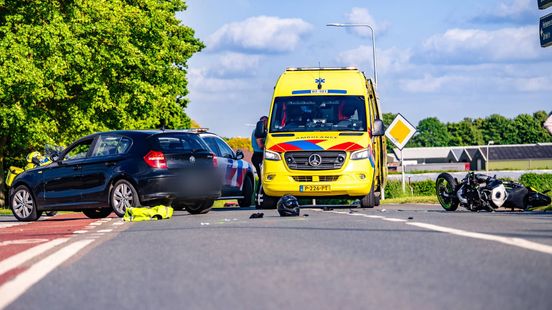 Motorrijder ernstig gewond na botsing in Randwijk