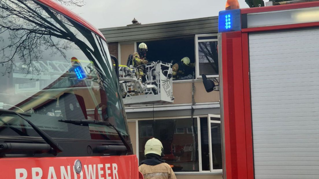 Brand in Enschedese woning