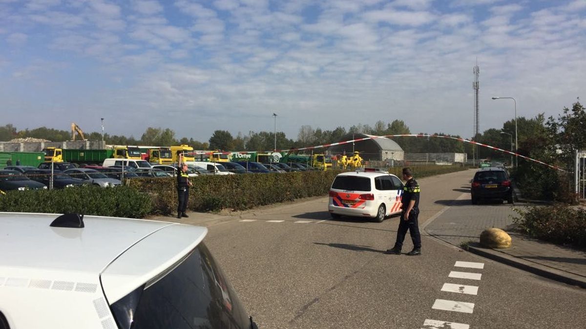 Man gewond aan hoofd bij bedrijfsongeval Hoensbroek