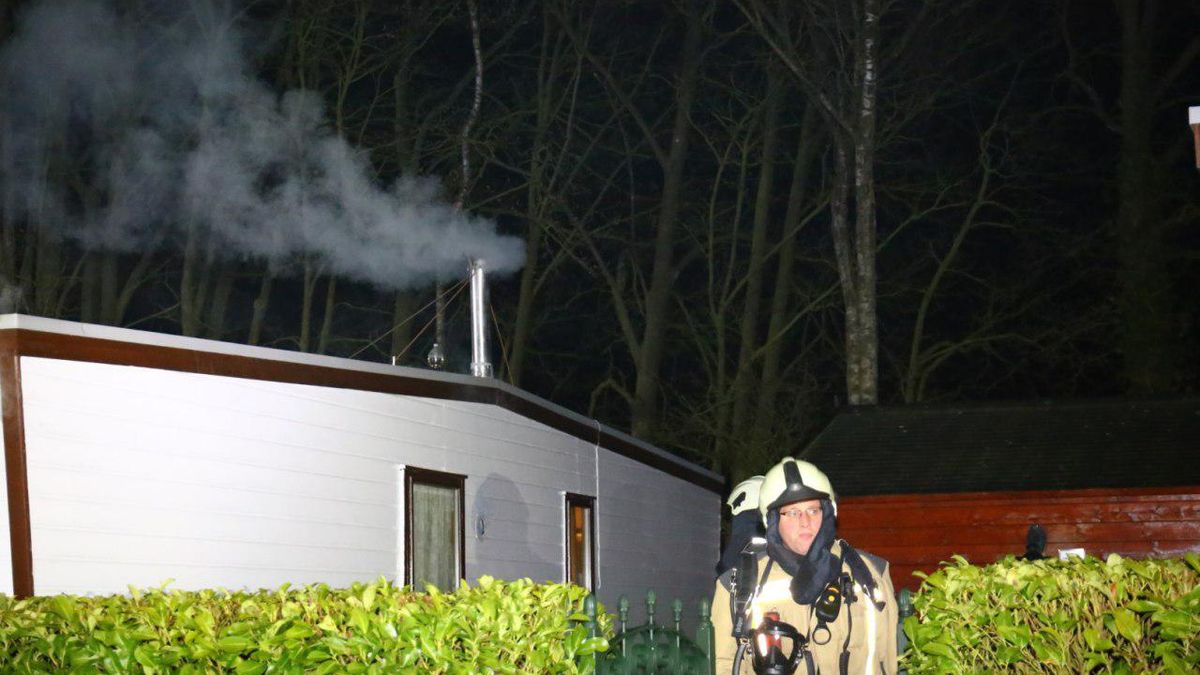 Brand in chalet Anloo