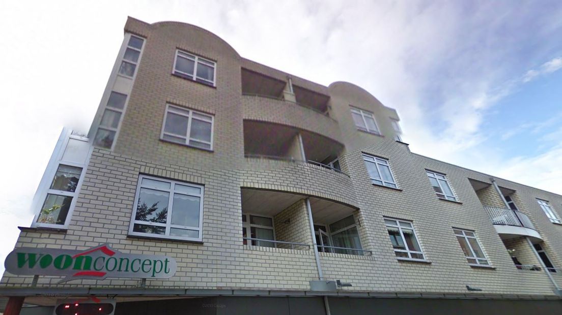 Het wooncomplex aan de Touwstraat in Meppel (Rechten: Google Maps)
