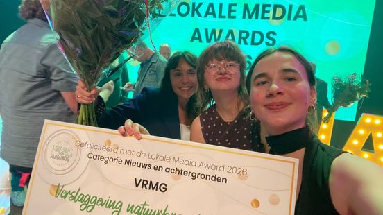 Streekomroep VRMG wint Lokale Media Award voor verslaggeving van natuurbrand 't Harde
