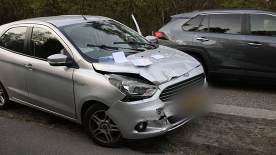 Bestuurder aangehouden na botsing