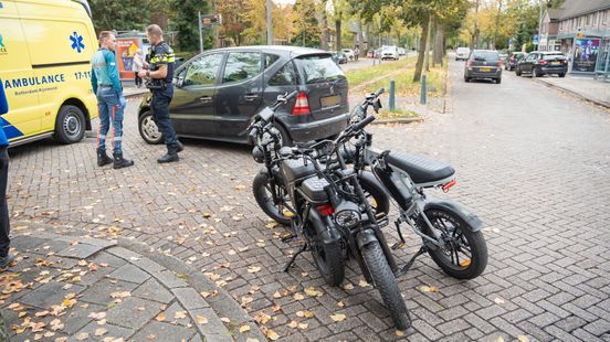 Meisje niet aanspreekbaar na aanrijding fatbike. Meisje niet aanspreekbaar na aanrijding fatbike.