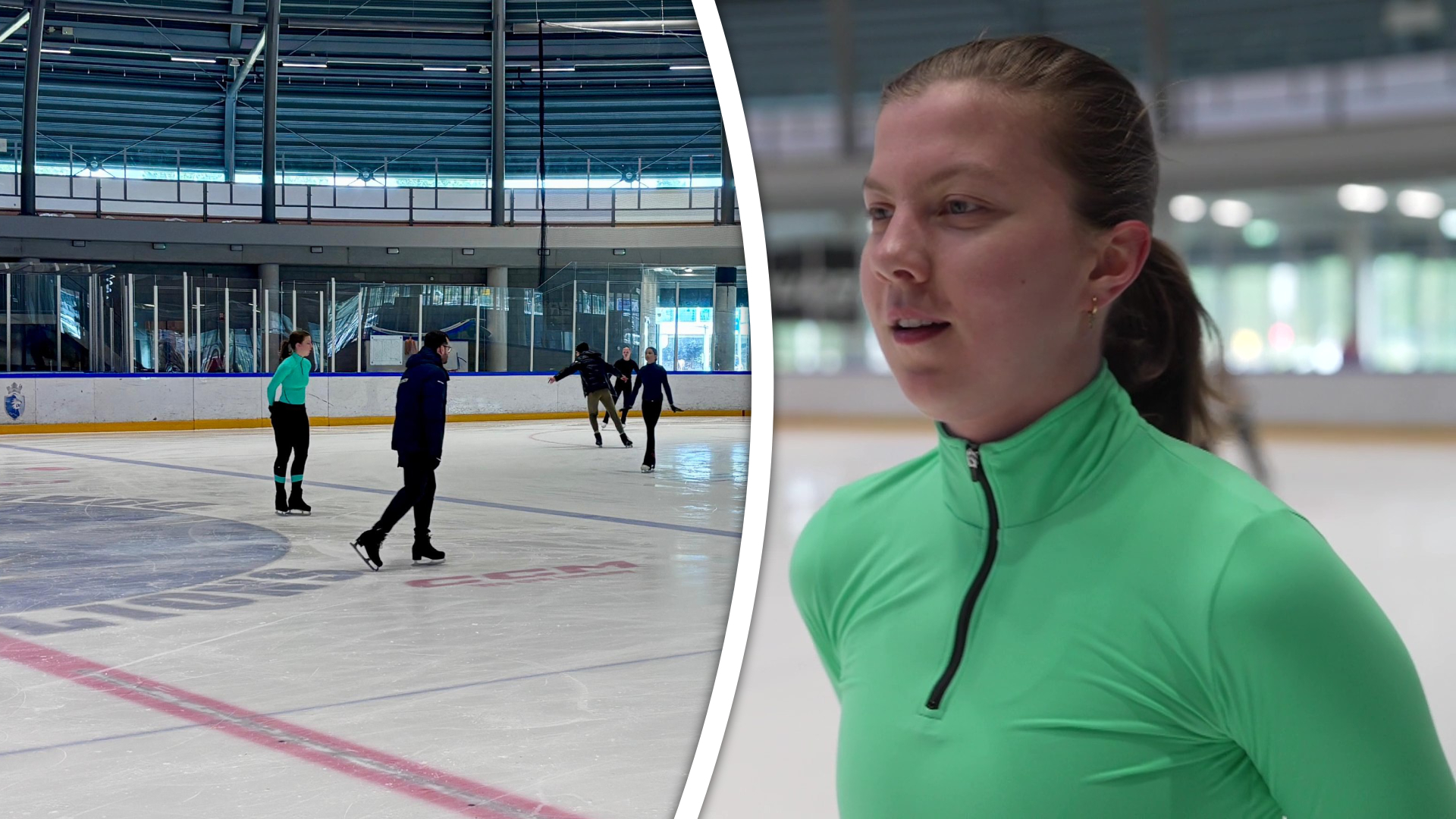 Arlena hoopt ooit de Olympische Spelen te halen en schaatst daarom door tijdens de zomer.