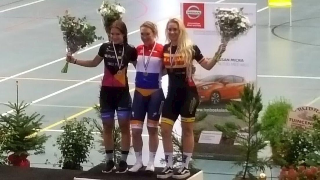 Het podium van de achtervolging