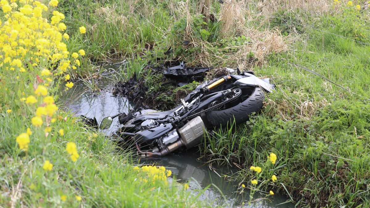 Motorrijder gewond na zware aanrijding