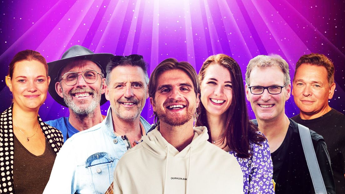 De Gelderse kandidaten van het Regio Songfestival.