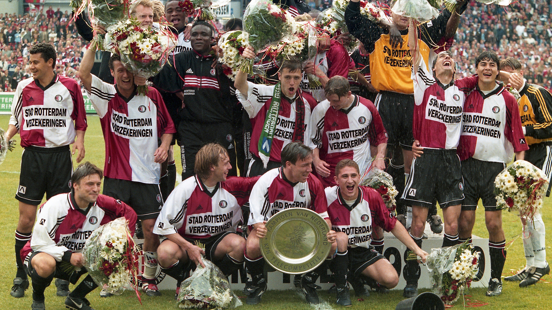 Feyenoord viert het kampioenschap in 1999